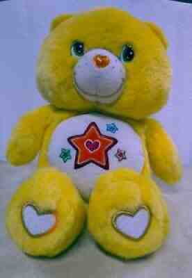 Care Bears 2006 12 inch Superstar Bear with heart in star on tummy good conditio