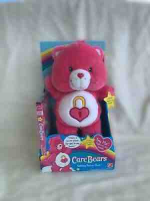 2004 Talking Care Bear Secret Bear Pink Locket 12â? IN BOX