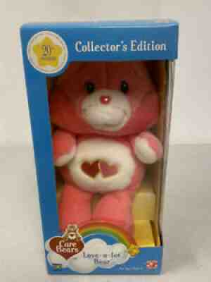 2002 20TH ANNIVERSARY COLLECTOR'S EDITION CARE BEARS LOVE-A-LOT BEAR