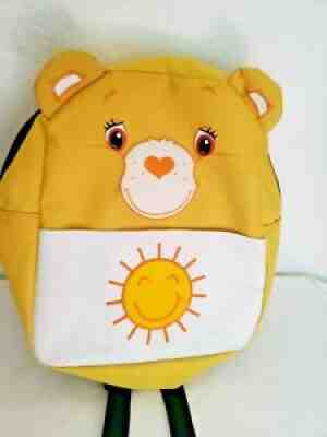 2012 Funshine Care Bear Mini Backpack Yellow Sun