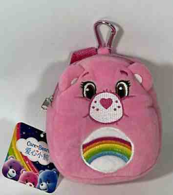 NWT Care Bears Mini Backpack Cheer Bear 5â? Clip On