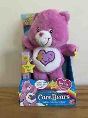 Care Bears Tenderheart Bear 13" Plush VHS Video 2002 Play Along for sale online 