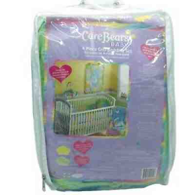 Vintage 2005 Care Bears Crib Bedding Set