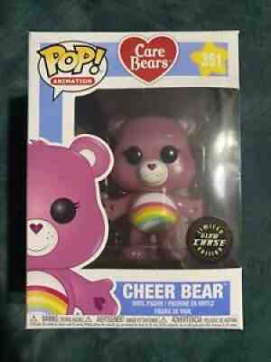 Care Bears #351 - Cheer Bear (CHASE) - Funko Pop! Animation (GLOW)