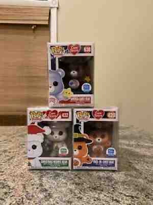 Funko Pop! Animation CareBears Christmas Wishes Trick or Sweet America Cares
