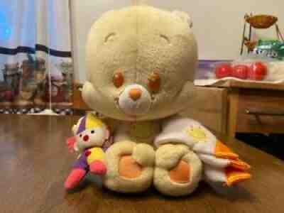 Care Bears Cubs - Funshine Cub with Clown Doll & Blanket - 2004
