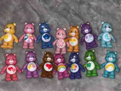Care Bears Lot of14 Bear Figures Plastic 3