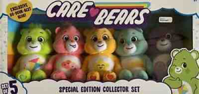 Care Bears 9â? Plush 5 pack WalMart Exclusive Special Edition Collectorâ??s Set NEW