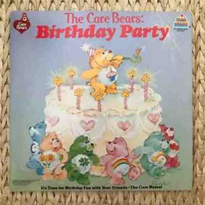 Care Bears 2x LP Lot Birthday Party & Adventures In Care A Lot Vinyl lot