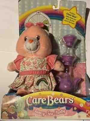 2005 Care Bears Fancy Tea Party Cheer bear Pink Outfit Tea Set