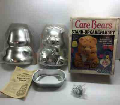 NEW Vintage Care Bears 1984 Stand-Up Cake Pan Set W/ Box & Instructions COMPLETE