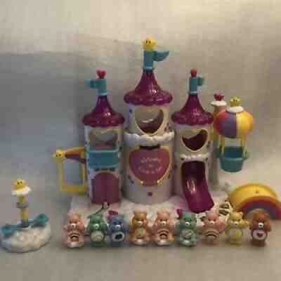 Vintage Care Bears Magical Care-A-Lot Castle Lights Sounds Works Tested