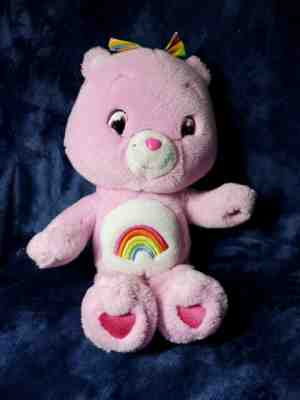 Care Bears Cheer Bear Pink Plush 2007 Interactive Talking Singing Motion Toy 13"