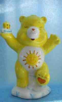 Care Bears Baby Ceramic Bank Funshine Bear, New in box 2002