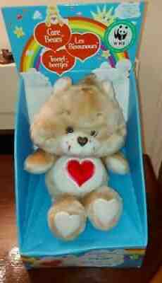 NEW 1983 tonka/american greetings corp Care Bears Plush Tenderheart bear