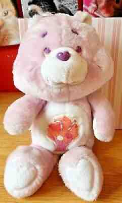 Care Bear (Share Bear) - Vintage 80s Plush **FREE P&P**