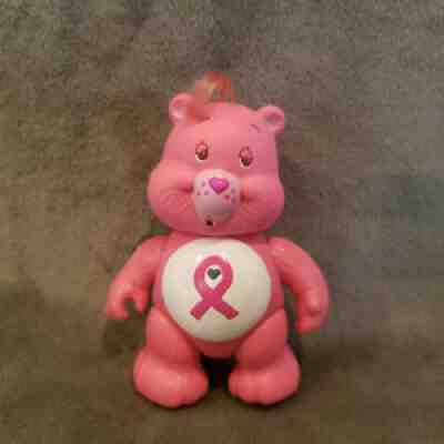CUSTOM Vintage Care Bears Poseable Figure 1983 Kenner Pink Power Bear Cancer