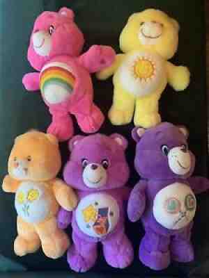 Care Bears lot of 5 vintage Sunshine Friend Surprise Cheer Share 80s 90s