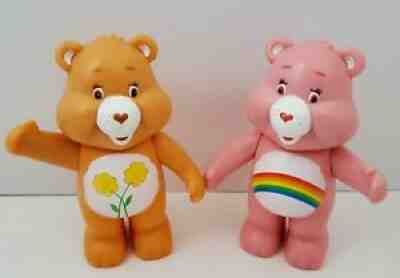 Care Bears Lot of 2 Friend Bear Cheer Plastic Rattle Figures 2003 TCFC Toy 4