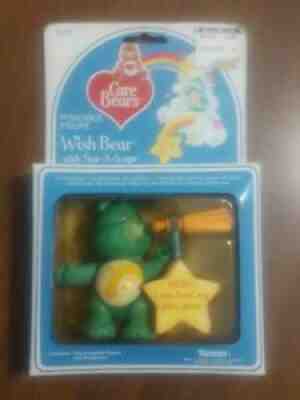 Vintage Care Bear & Star-A-Scope, Wish Bear, Kenner, 1984. New in Box (NIB)