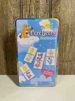 2003 Care Bears Dominoes Collector's Tin New - Sealed