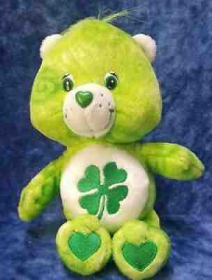2003 Care Bears Plush Lucky Green Shamrock Bear 8â? Stuffed Toy