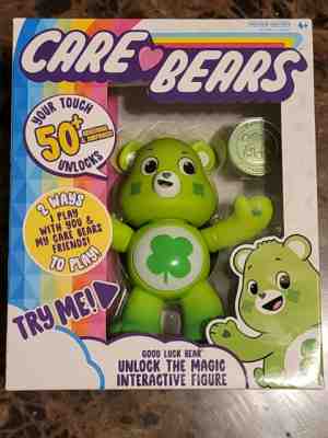 Care Bears GOOD LUCK Bear ð?? Unlock The Magic Interactive Figure and Coin 2020