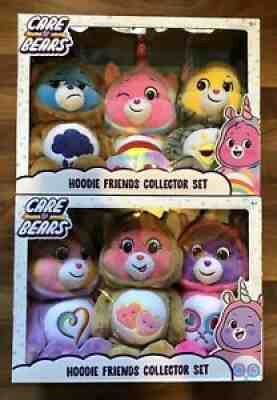 Care Bears Hoodie Friends Collector Set 2 Sets.