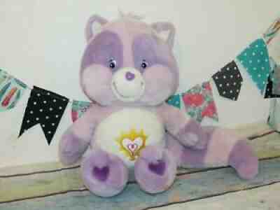 Care Bear Cousins Bright Heart Raccoon 2005 Jumbo Stuffed Plush Giant Doll 23
