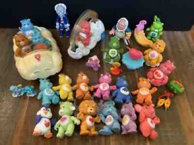 Vintage Lot Of 22 Care Bears Cousins Cold Heart Cloud Keeper cloud mobile & more