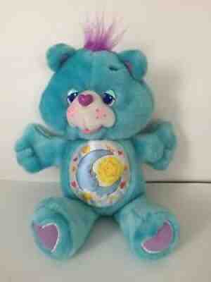 Vintage 1991 Bedtime Bear Care Bears Plush Stuffed Animal Kenner Toy 12''