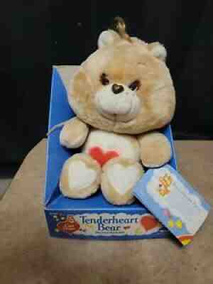 NWB Vintage 1983 Kenner Care Bears Tender Heart Bear 13â? Plush Stuffed Toy