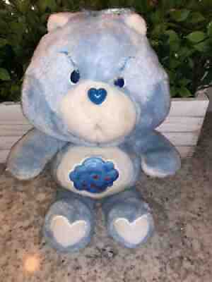 VINTAGE 1980's KENNER CARE BEAR GRUMPY BEAR 13" PLUSH STUFFED TOY