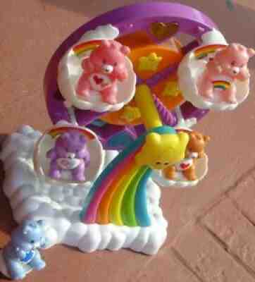 Care Bears Toy Ferris Wheel with Figures Rainbow Bear for Parts