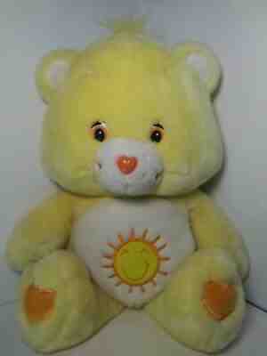 2002 Care Bears Funshine Sunshine Yellow Sun RARE 21