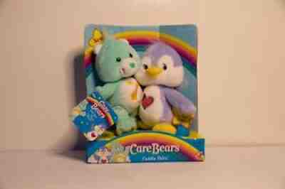 Care Bears Cuddle Pairs Wish Bear & Cozy Heart Penguin New Box