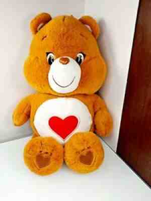 2014 Just Play Care Bears Tenderheart Bear Brown Heart Plush 18