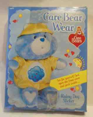 Care Bear Wear Rainy Day Slicker Kenner 1985 with damaged BoxÂ 