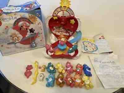 Vintage Kenner Care Bears Care-a-Lot Playset Complete in Box With 15 Care Bears