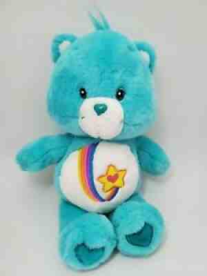 Care Bears Thanks-a-Lot Bear Talking Plush 2004 Stuffed Animal Thankful Rainbow