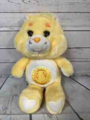 Vintage 1980s Care Bears Kenner FUNSHINE BEAR 13â? Yellow Plush Sunshine 1983