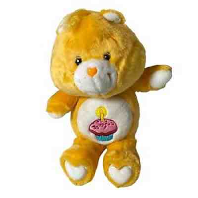 Care Bear Birthday Cupcake Orange Bear Plush 13 Inches