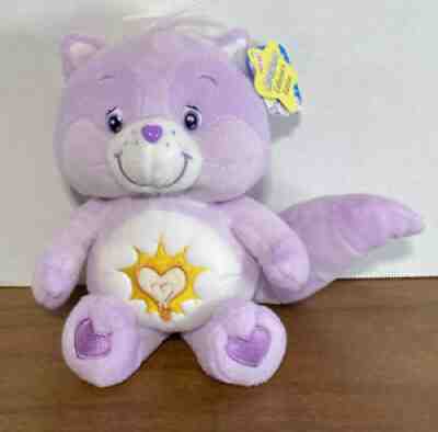 Care Bear Collectors Edition Bright Heart Raccoon Cousins 2004 Series 2 #6 NWT 