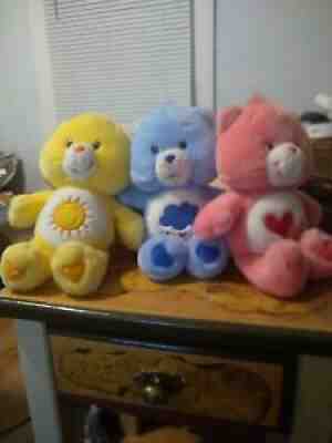 Vintage 2002 Care Bears Set Of 3: Funshine Bear, Grumpy Bear & Love-A-Lot 13
