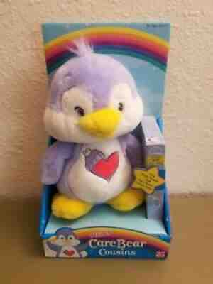 2004 Care Bear Cousins Play Along Cozy Heart Penguin with Care Bears Video NEW