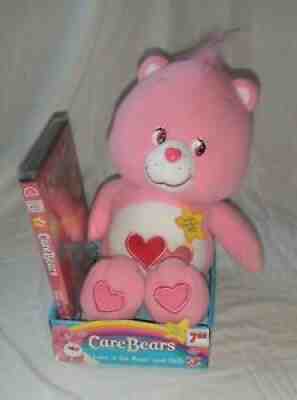 CARE BEARS LOVE-A-LOT BEAR AND DVD #30810 NEW 2006