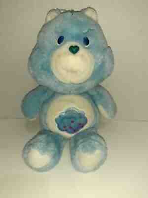 Kenner Care Bears Vintage Grumpy Bear Plush Stuffed Animal Toy 13 Inch Gift