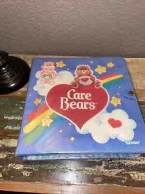 Vintage Kenner Care Bears Carrying Collector Case Binder Bear Box 1980's + Bears