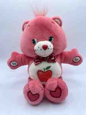 13â? 2004 Care Bears SMART HEART Teacher Apple Bear Talking Plush Game Yes/No Toy