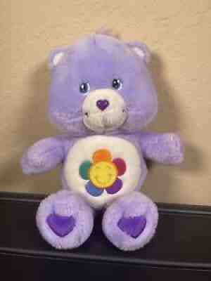2003 Care Bears Talking Harmony Bear Purple Plush 13